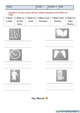 Pillars of Islamic Belief