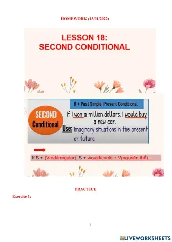 Second Conditional