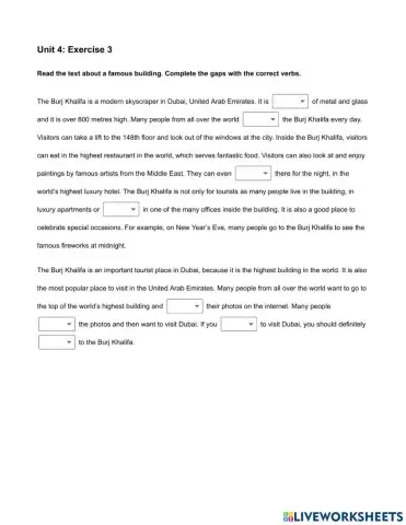 Mindset Foundation - Reading & Writing Skills Modules - Unit 4 Ex3