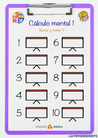 T2 Cálculo Mental 01