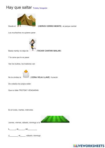 Escucha: cancion hay que saltar