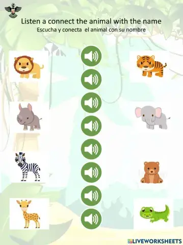 Name of jungle nimals