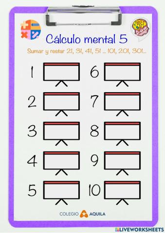T2 Cálculo Mental 05