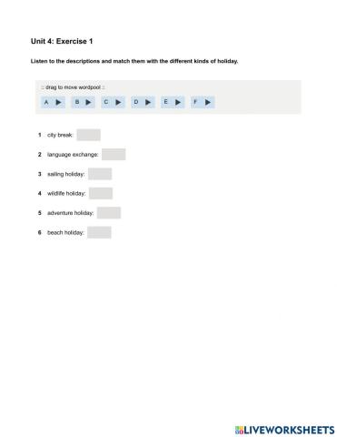 Mindset Foundation - Listening & Speaking Skills Modules - Unit 4 Ex1