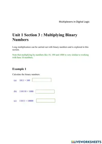 Multiplexers in Digital Logic