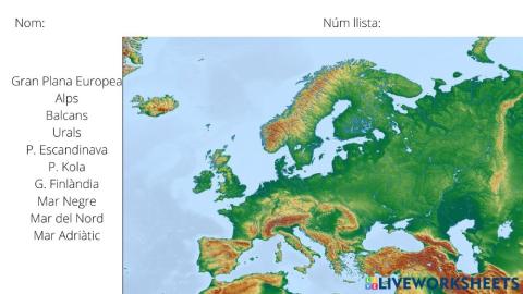 Control relleu europa