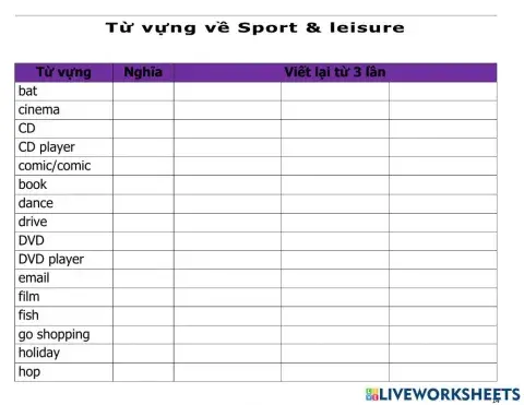 TV-M-Sport & leisure