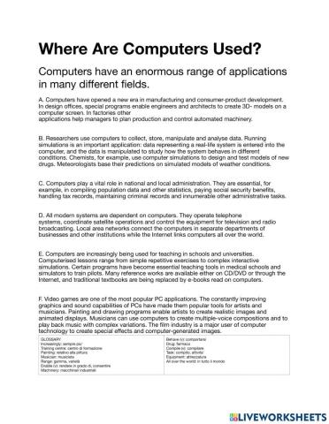 Reading coprehension