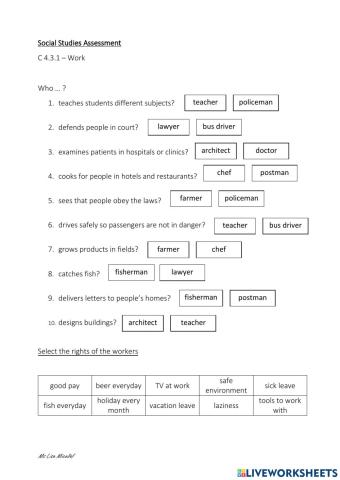 Social Studies Assessment