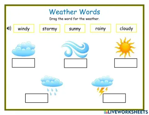 Weather Words DJ