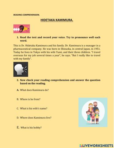 Readin using verb Be