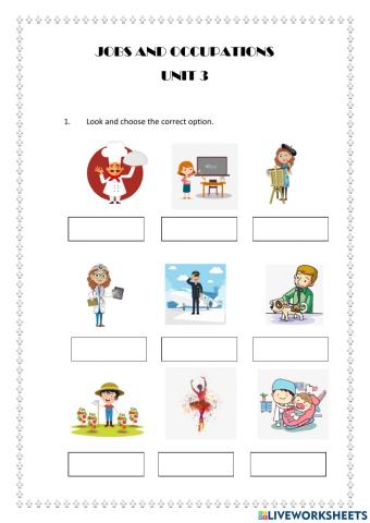 Jobs and occupations