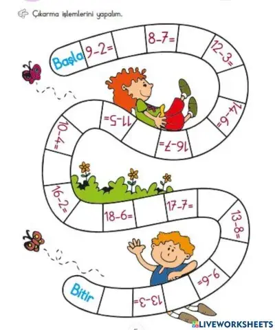 Çıkarma İşlemi Yapalım