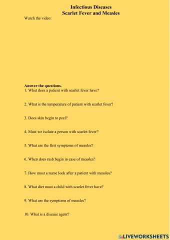 Scarlet Fever and Measles