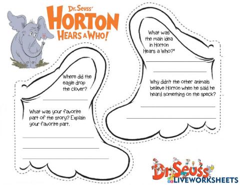 Horton Hears a Who - Dr. Seuss