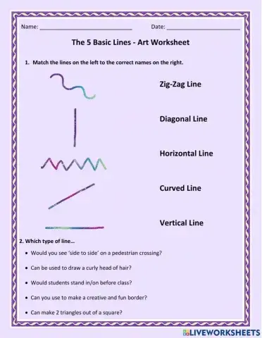 5 Basic Lines in Art
