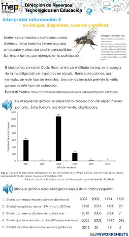 Interpretar información en diagramas, cuadros, dibujos y gráficos 4
