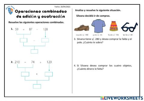 Adición y sustracción