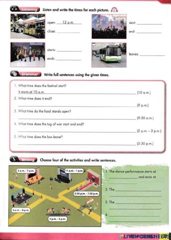 Unit 4: Festivals and Free time- Lesson 2 (page 23)