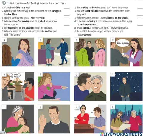 1A Body language and Communication