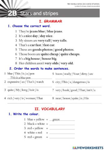 U2B: Stars and stripes