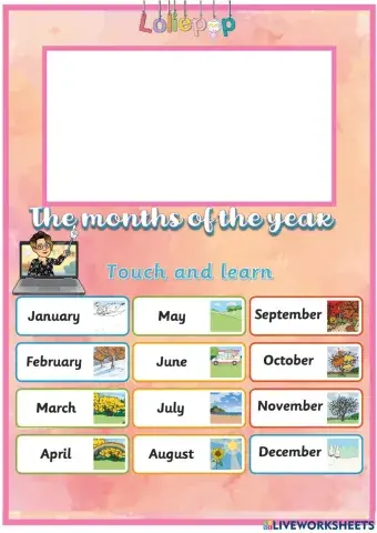 Learn the months of the year