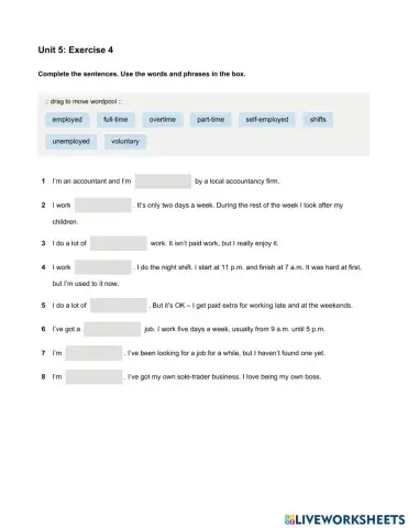 Mindset IELTS 2 - Grammar & Vocabulary Skills Modules - Unit 5 Ex4