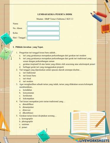 SBdP Kelas 6 Tema 6 Subtema 2 KD 3.2