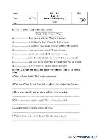 English 4 Unit 15 test 2