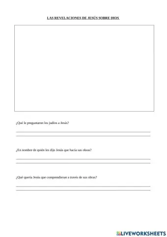 Las revelaciones de Jesús sobre Dios
