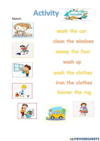 Housework activity