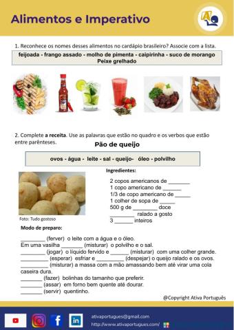 Alimentos e Imperativo