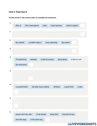 Mindset IELTS 1 - Writing Skills Modules - Unit 3 Ex9