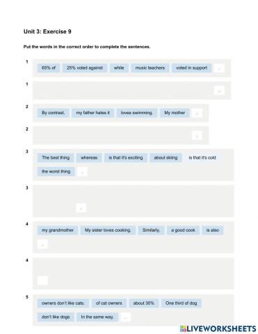 Mindset IELTS 1 - Writing Skills Modules - Unit 3 Ex9
