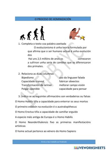 Proceso de hominización