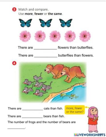 YR1 Compare more-fewer tb11