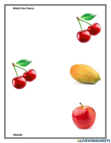 Match the cherry