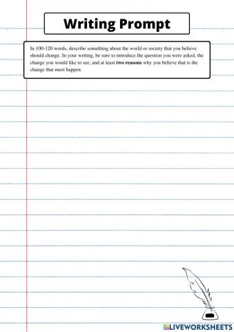 Writing Prompt
