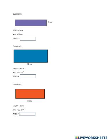 Rectangle Missing Sides