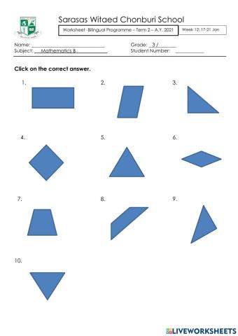 Quadrilateral or Triangle