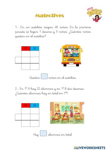 Resolución de problemas 1º primaria
