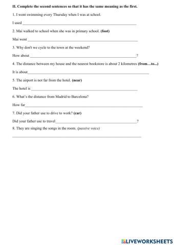 TA7-Unit 7 rewrite sentences (MLH)