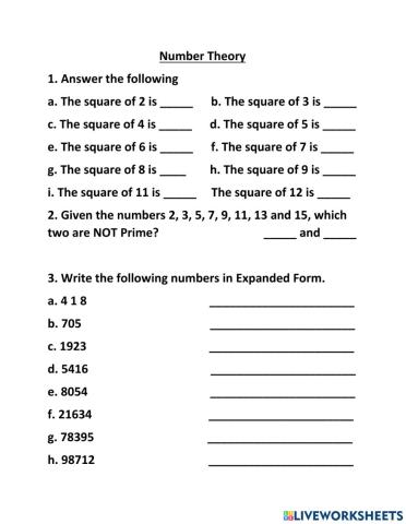 2b. Number Theory