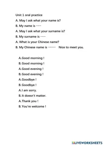 Oral practice unit1 discover