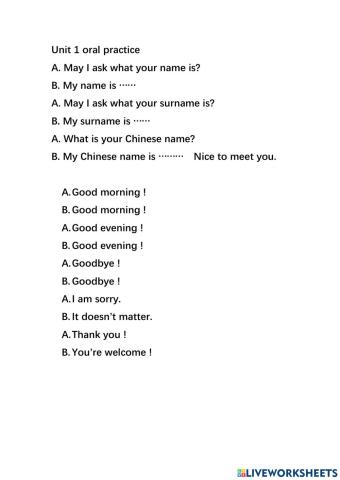 Oral practice unit1 discover