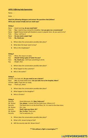 LKPD 2 offering help