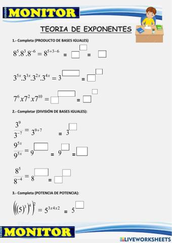 Teoria de exponentes