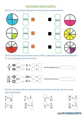 Fracciones Equivalentes