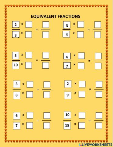 Equivalent Fractions