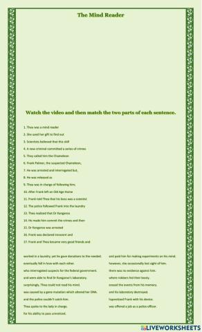 The Mind Reader